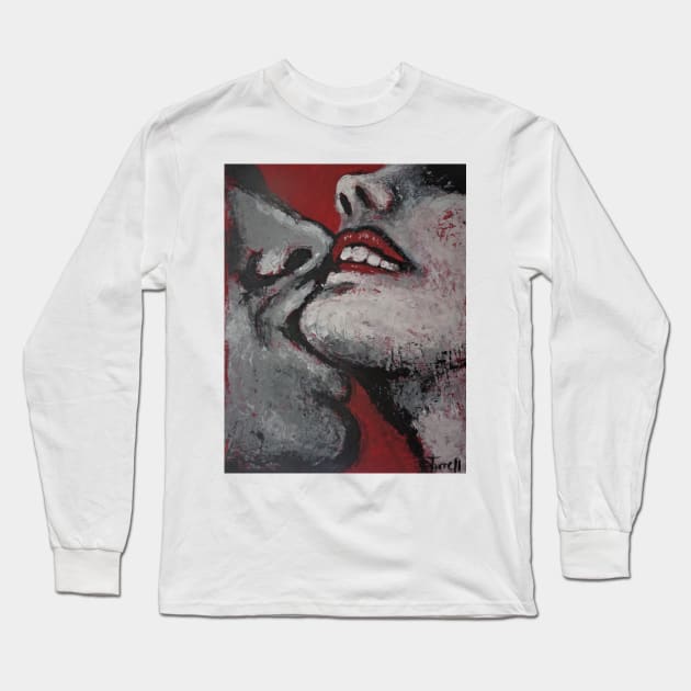 Lovers - Pleasure 2 Long Sleeve T-Shirt by CarmenT